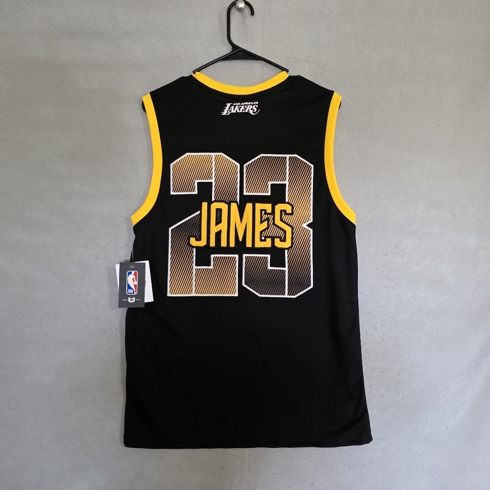NWT NBA Apparel Los Angeles Lakers Lebron James #23 Tank Top Jersey Size Small - Picture 7 of 8